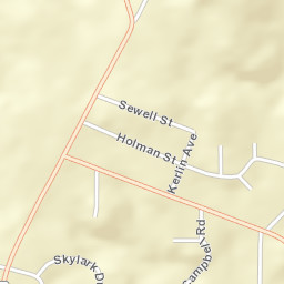 Sunny Level Alabama Street Map