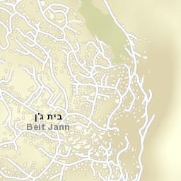 Beit Jann Street Map