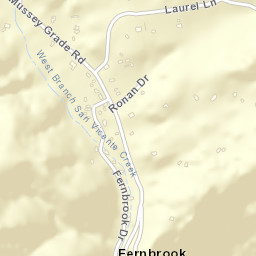 Fernbrook California Street Map