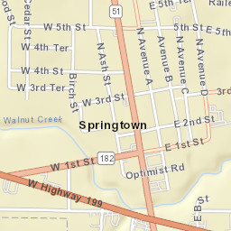 Farm to Market 51, Springtown, TX 76082 Street Map