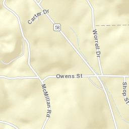 Choctaw Hills Alabama Street Map