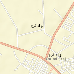 Oulad Frej Street Map