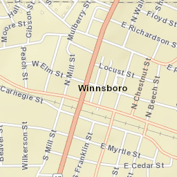 107 East Elm Street, Winnsboro, TX 75494 Street Map