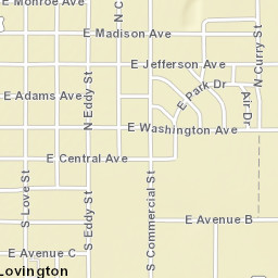 106 East Central Avenue, Lovington, NM Street Map