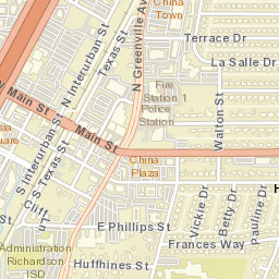 298 East Main Street, Richardson, TX 75081 Street Map