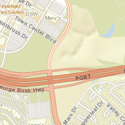 Horseshoe Drive, Firewheel Town Center Street Map