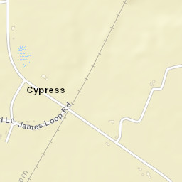 Cypress Alabama Street Map