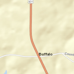 Buffalo Alabama Street Map