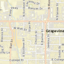 411-427 Ball Street, Grapevine, TX 76051 Street Map