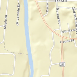 East Centreville Alabama Street Map