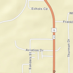 101-199 Sanders Street Thomaston GA  Street Map