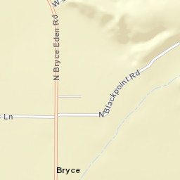 Bryce Arizona Street Map