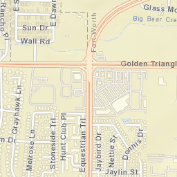 234 East Dawn Drive, Fort Worth, TX Street Map