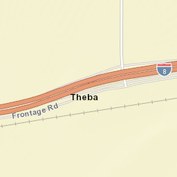 Theba Arizona Street Map