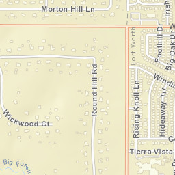 700 West Bonds Ranch Road, Fort Worth Street Map