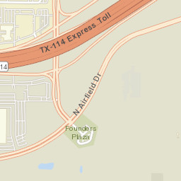 1555 North Airfield Drive, Dallas, TX Street Map
