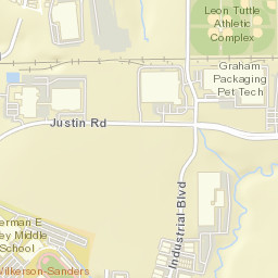 1197 T L Townsend Drive, Rockwall, TX Street Map