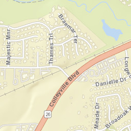 1811-1815 Thames Trail Colleyville Street Map