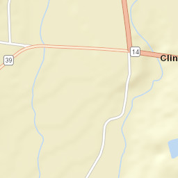 Clinton Alabama Street Map
