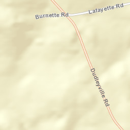 Dudleyville Alabama Street Map