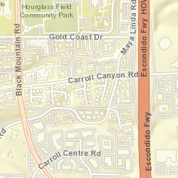 Carroll Canyon Rd & Interstate 15, San Diego, CA Street Map