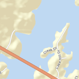 Lake Hill Estates Alabama Street Map