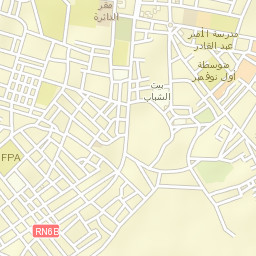 El Abiodh Sidi Cheikh Street Map