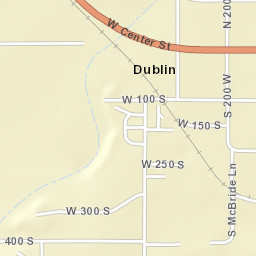 Dublin Arizona Street Map