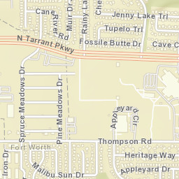 N Tarrant Pkwy, Fort Worth, TX 76244 Street Map