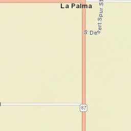 La Palma Arizona Street Map