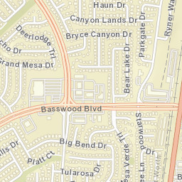 Park Vista Boulevard, Fort Worth, TX Street Map