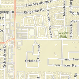 6841-6899 Driffield Circle East, North Richland Hills, TX Street Map