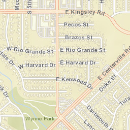 402 Columbia Boulevard, Garland, TX Street Map