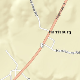 Harrisburg Alabama Street Map