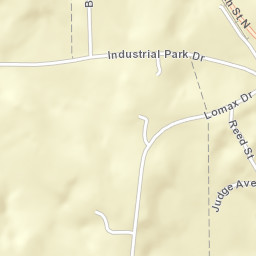 Lomax Alabama Street Map