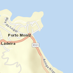 Porto Moniz Street Map