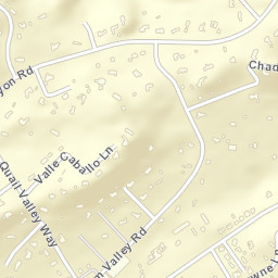 Blossom Valley California Street Map