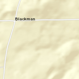 Blackman Alabama Street Map