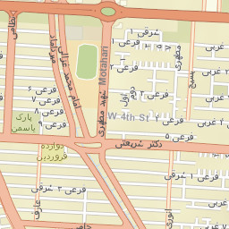 Shahin Shahr Street Map