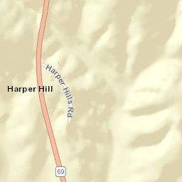 Harper Hill Alabama Street Map