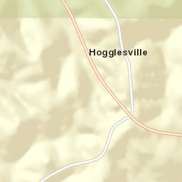 Hogglesville Alabama Street Map