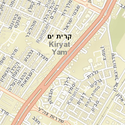 Qiryat Yam Street Map