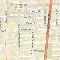 5300-5374 West Lovers Lane, Dallas, TX Street Map