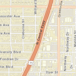 2736-2798 Milton Ave Dallas TX Street Map