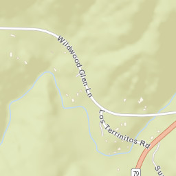 Los Terrentos California Street Map