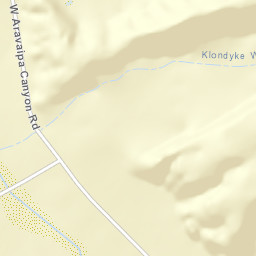 Klondyke Arizona Street Map