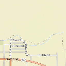 510 South 1st Avenue, Safford, AZ Street Map