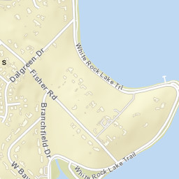 4000-4316 W Lawther Dr, Dallas, TX 75214 Street Map