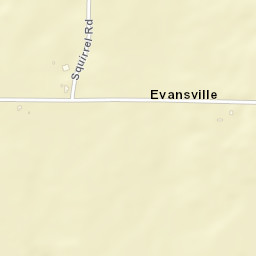 Evansville Alabama Street Map