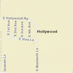 Hollywood Arizona Street Map